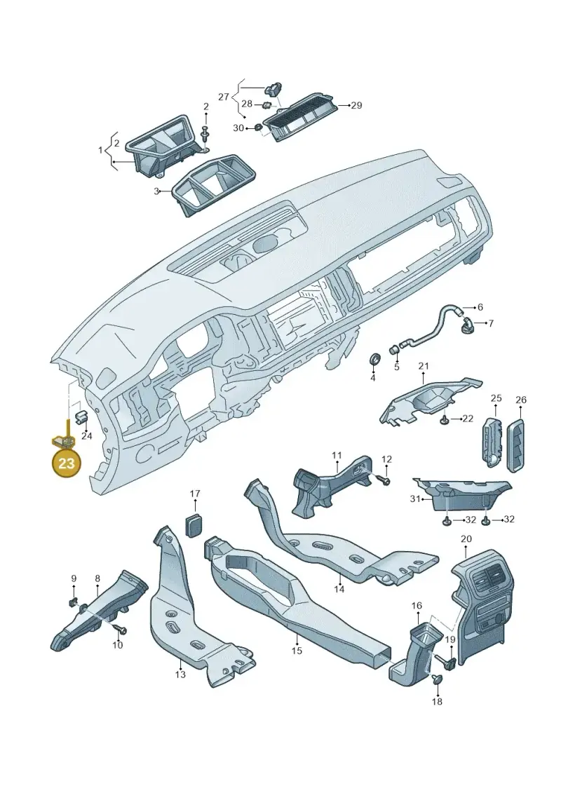 1EE907543 — Skoda Kodiaq (2024-) diagram 804819300, position 23