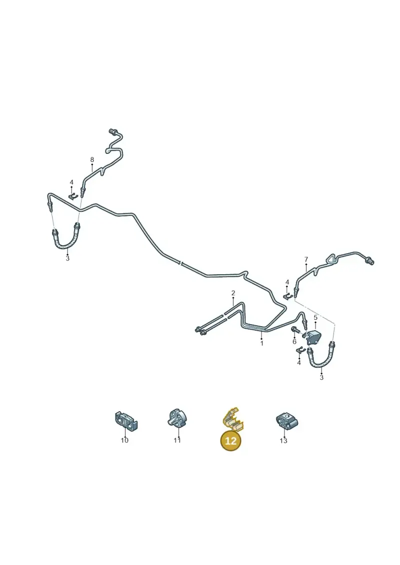 1H0611797 — Skoda Fabia (2014-2022) diagram 773611300, position 12