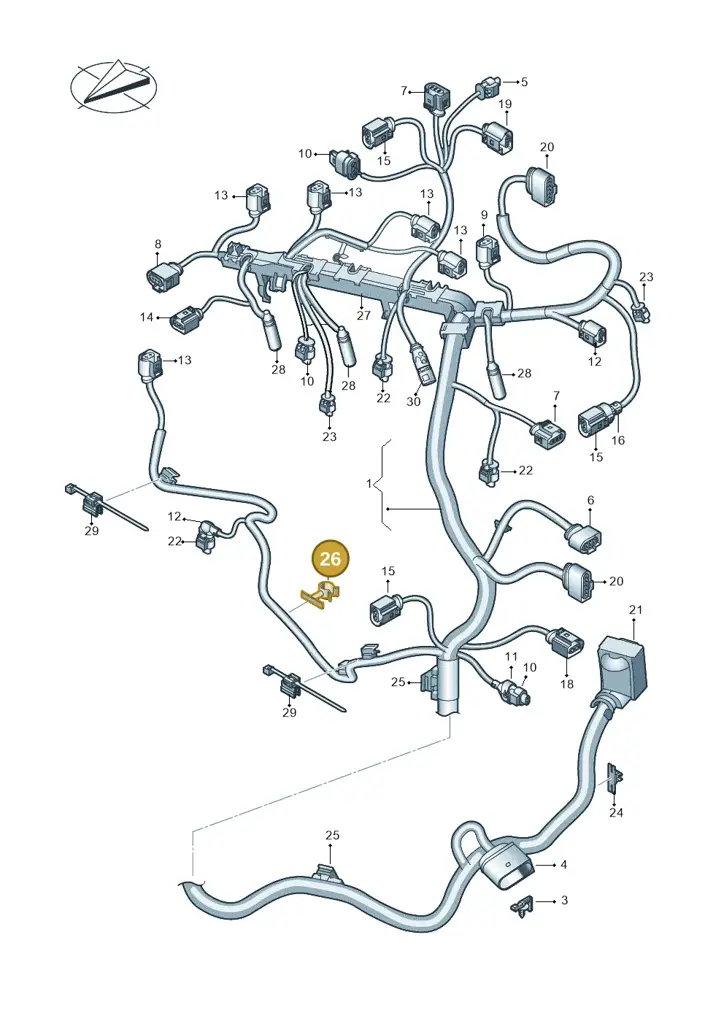 1H0971848Q — Skoda Kamiq (2019-) diagram 837971150, position 26