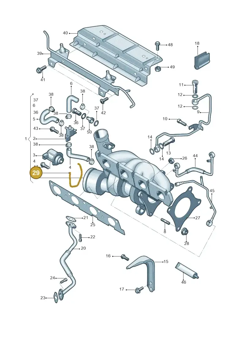 1J0145769D — Skoda Yeti (2013-2017) diagram 714145650, position 29