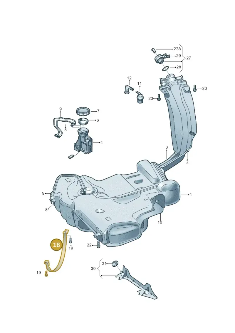 1J0201656E — Skoda Rapid (2012-2022) diagram 740201100, position 18