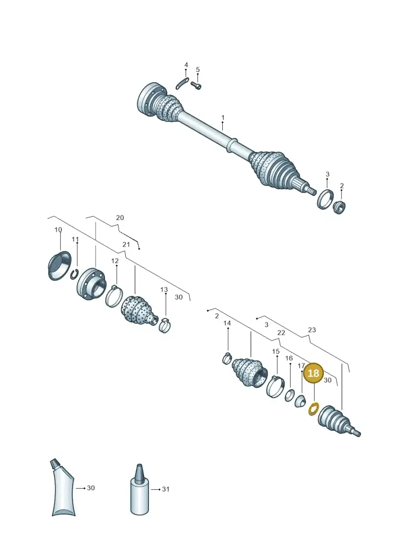 1J0407297 — Skoda Rapid (2012-2022) diagram 672407550, position 18