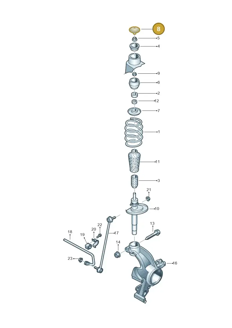 1J0412359 — Skoda Citigo (2019-2021) diagram 797411000, position 8