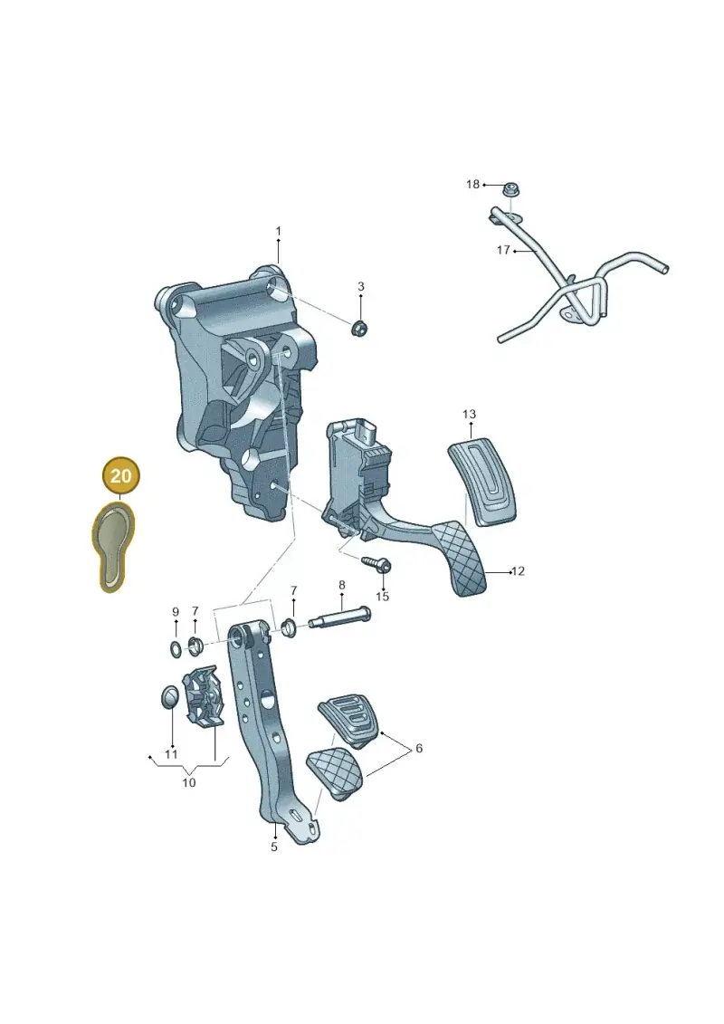 1J0723753A — Skoda Fabia (2021-) diagram 837721600, position 20