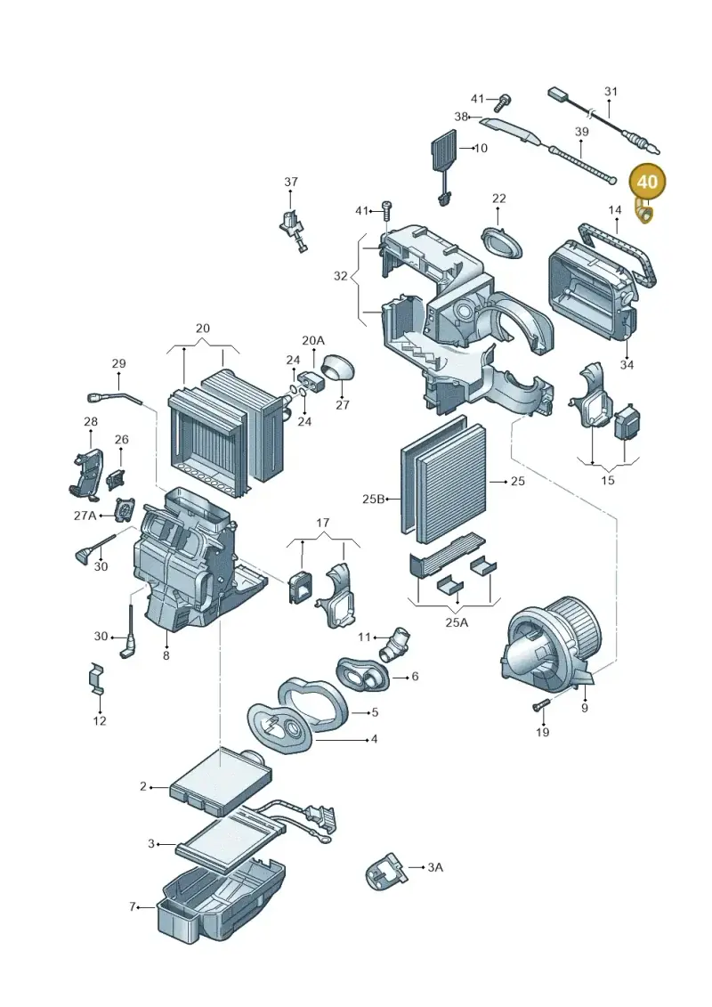 1J0816355 — Skoda Roomster (2010-2015) diagram 481820200, position 40