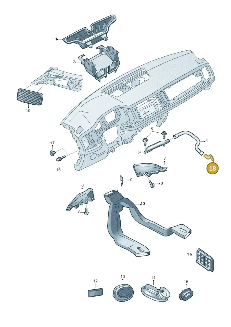 1J0816355 — Skoda Rapid (2012-2022) diagram 740819110, position 18