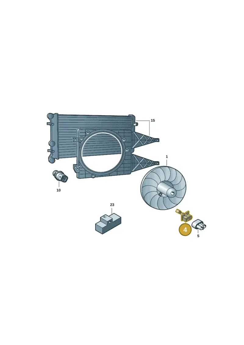 1J0906443 — Skoda Rapid (2012-2022) diagram 740959051, position 4