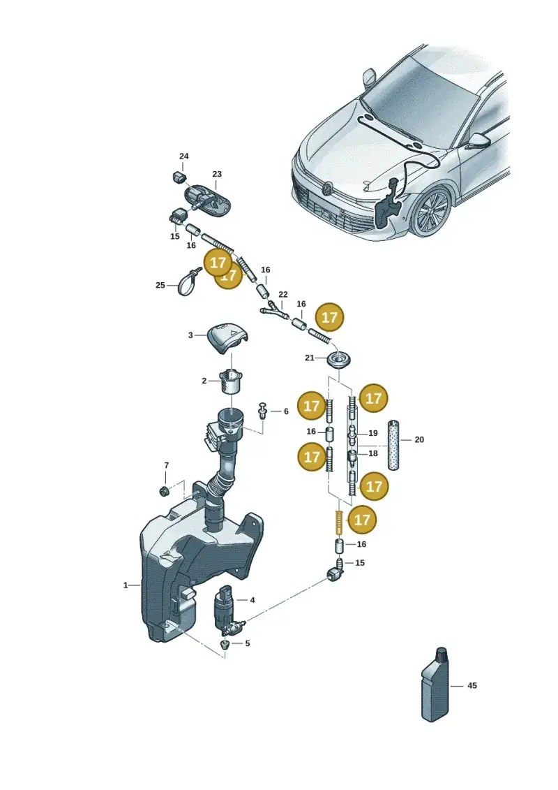 1J0955751D — Skoda Superb Combi (2023-) diagram 3j0955100, position 17