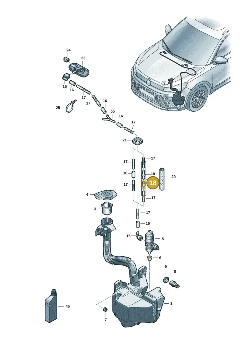 1J0955875P — Skoda Kodiaq (2024-) diagram 57x955100, position 18
