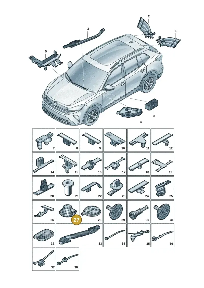 1J0971903 — Skoda Kodiaq (2024-) diagram 57x972001, position 27