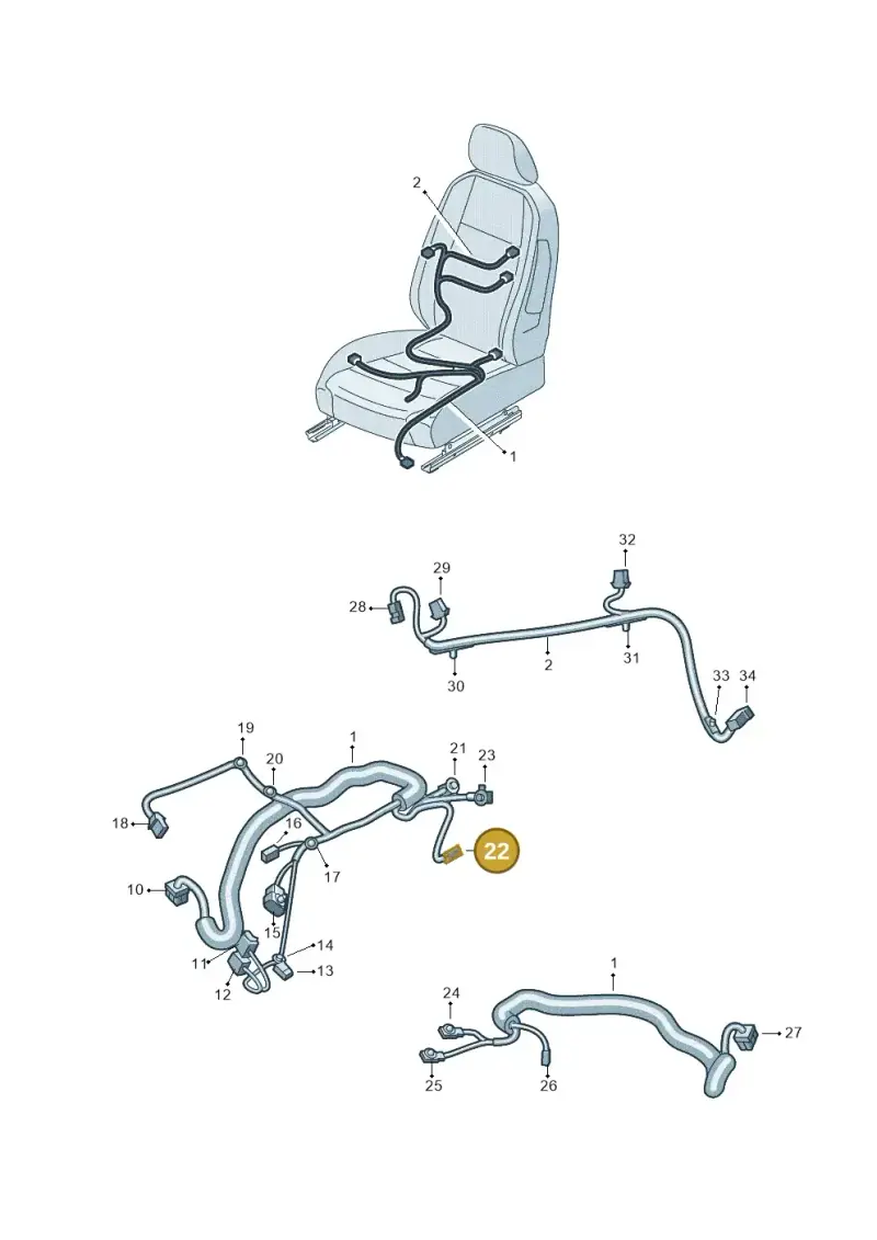 1J0972723 — Skoda Kamiq (2019-) diagram 584972025, position 22