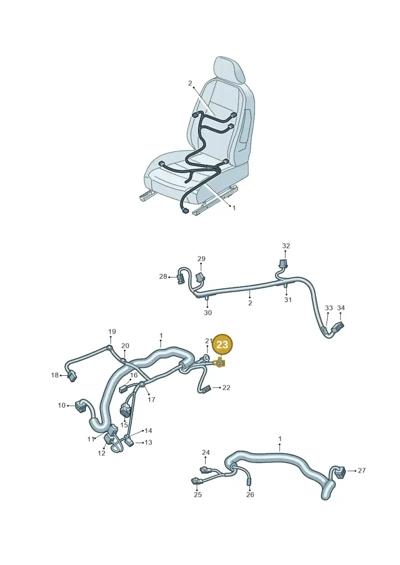 1J0972725 — Skoda Kamiq (2019-) diagram 584972025, position 23