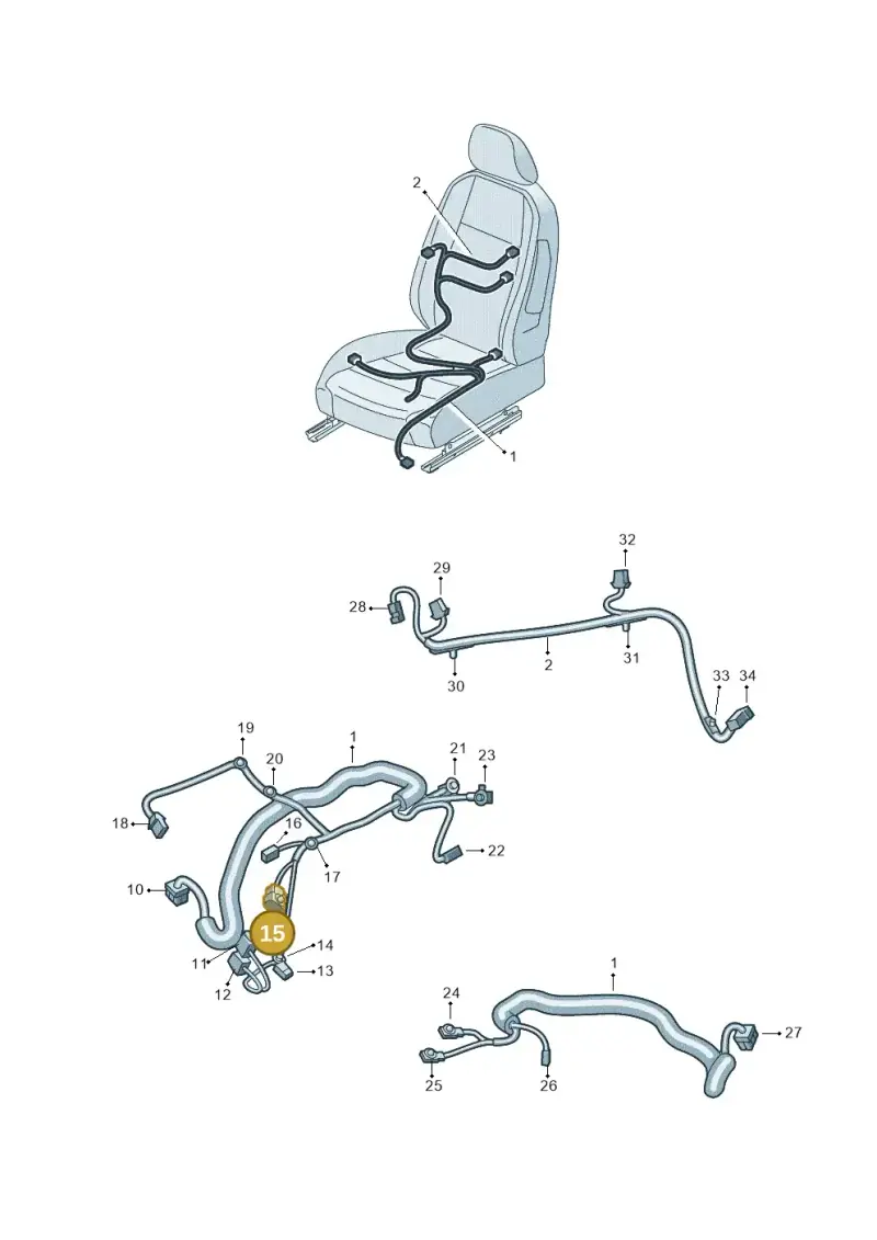 1J0972734 — Skoda Enyaq (2020-) diagram 584972025, position 15
