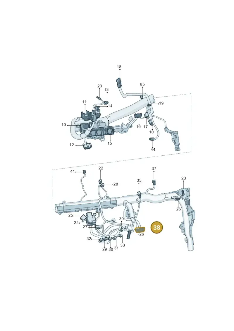1J0972775 — Skoda Yeti (2013-2017) diagram 767971870, position 38