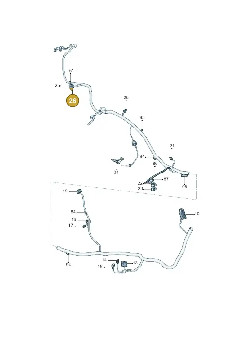1J0973303A — Skoda Yeti (2013-2017) diagram 767971940, position 26