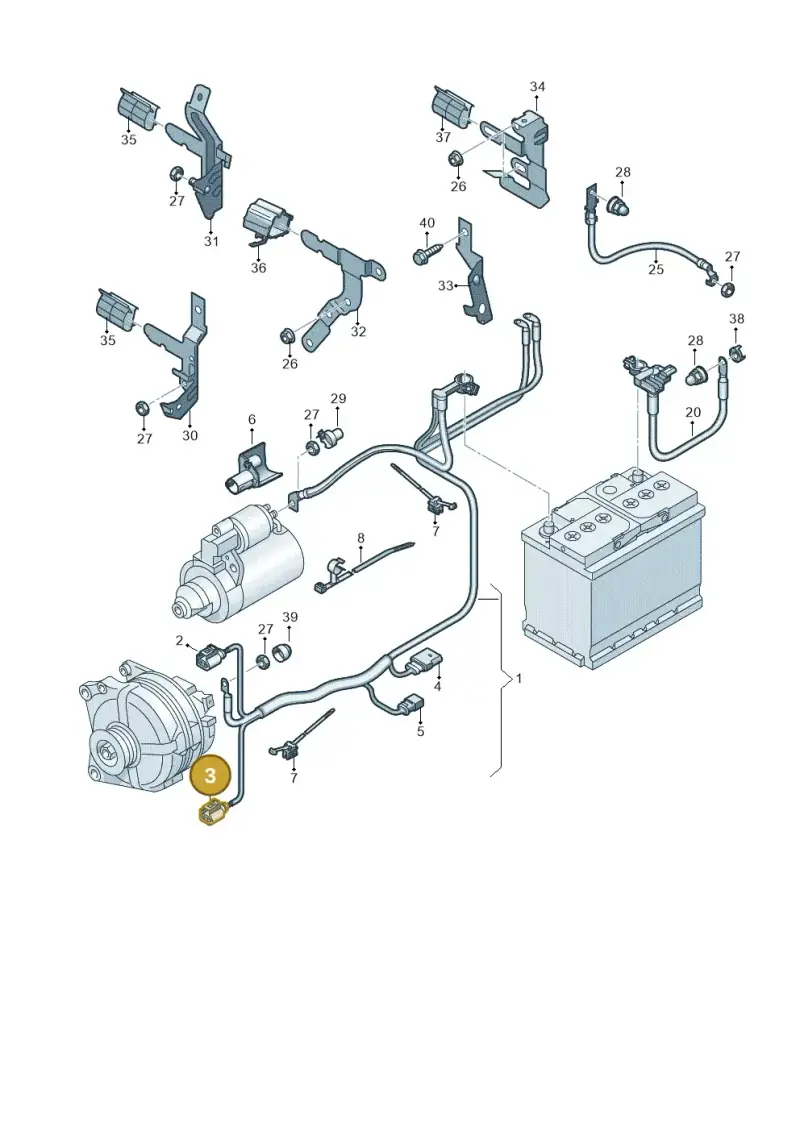 1J0973702 — Skoda Fabia (2021-) diagram 584971000, position 3