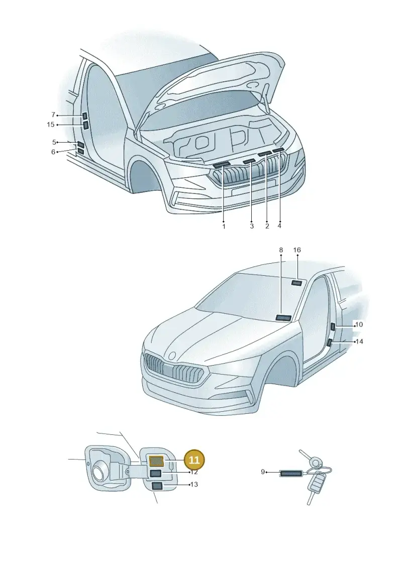 1K0010012 — Skoda Kodiaq (2016-2024) diagram 804010010, position 11