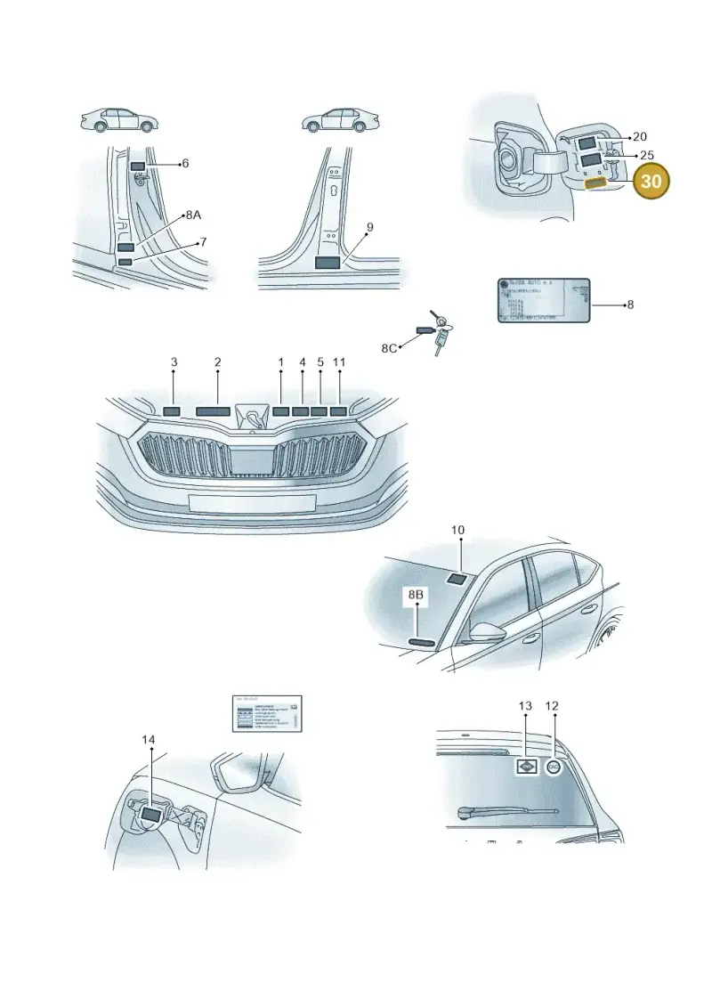 1K0010731K — Skoda Octavia (2019-2024) diagram 585010000, position 30