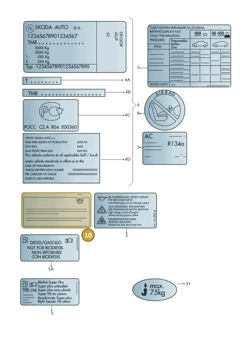 1K0010758 — Skoda Rapid (2012-2022) diagram 740000001, position 10