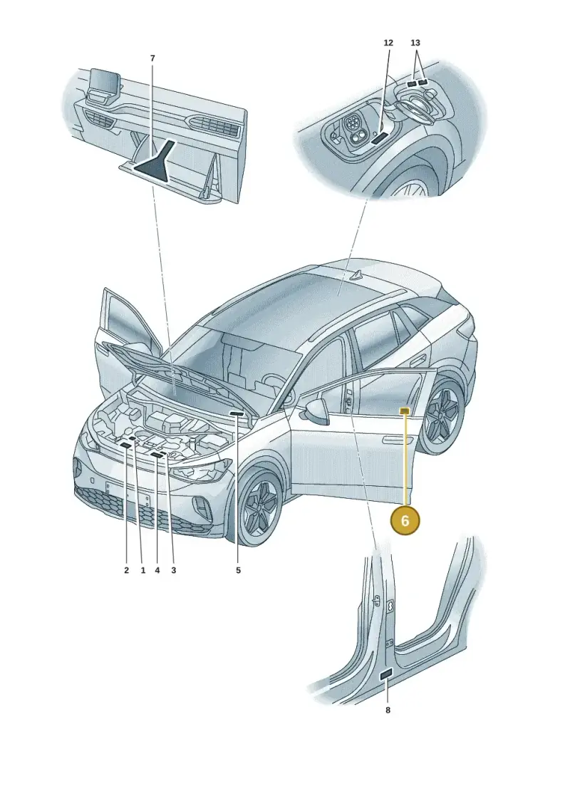 1K0010833P — Skoda Enyaq (2020-) diagram 50a010000, position 6