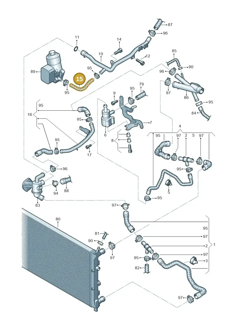 1K0122058L — Skoda Rapid (2012-2022) diagram 677121520, position 15