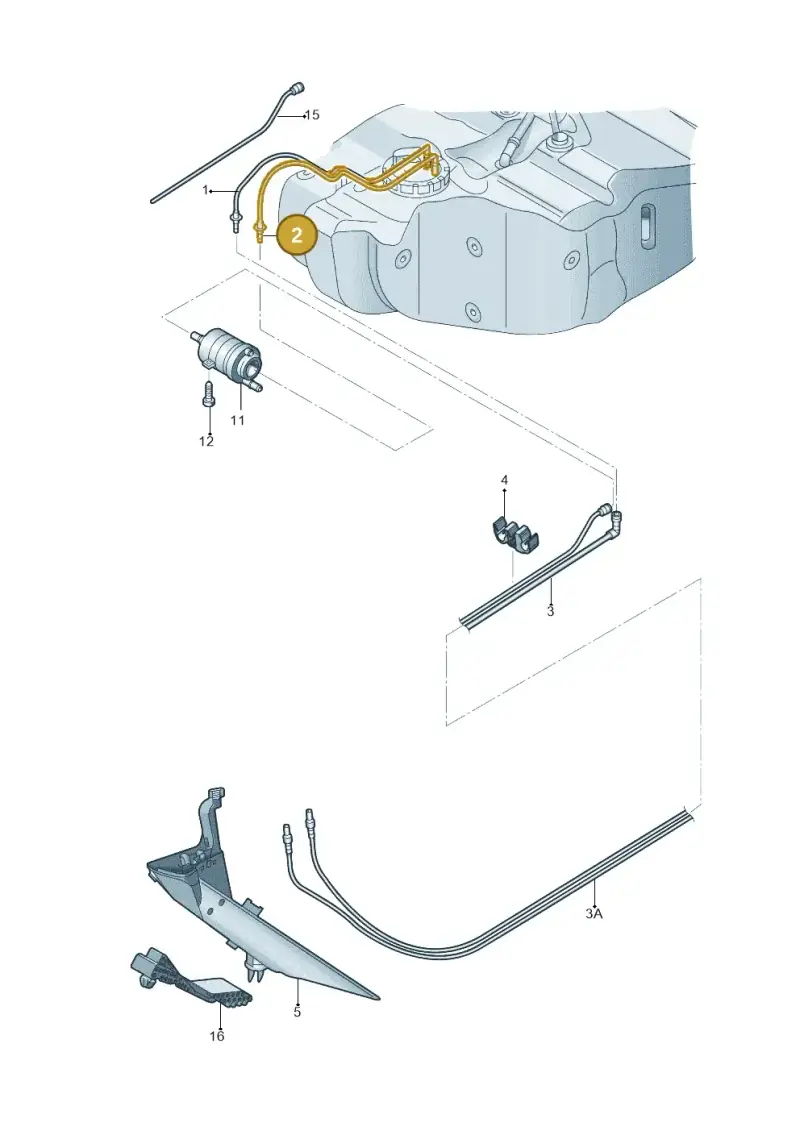 1K0201294J — Skoda Yeti (2013-2017) diagram 767201400, position 2
