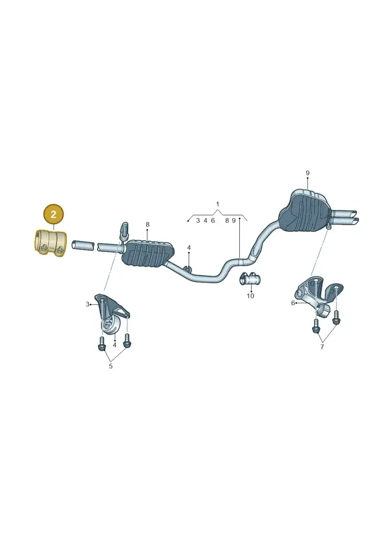 1K0253141F — Skoda Superb (2013-2015) diagram 632253900, position 2