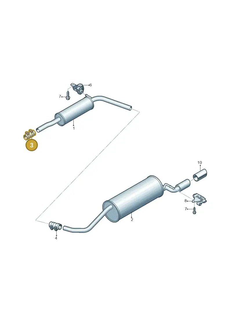 1K0253141K — Skoda Fabia (2014-2022) diagram 773253800, position 3