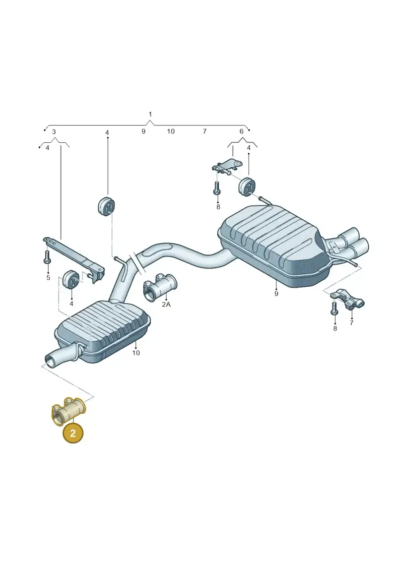 1K0253141N — Skoda Yeti (2013-2017) diagram 666253900, position 2