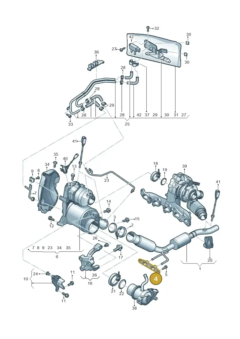 1K0253144BC — Skoda Kamiq (2019-) diagram 837253500, position 4