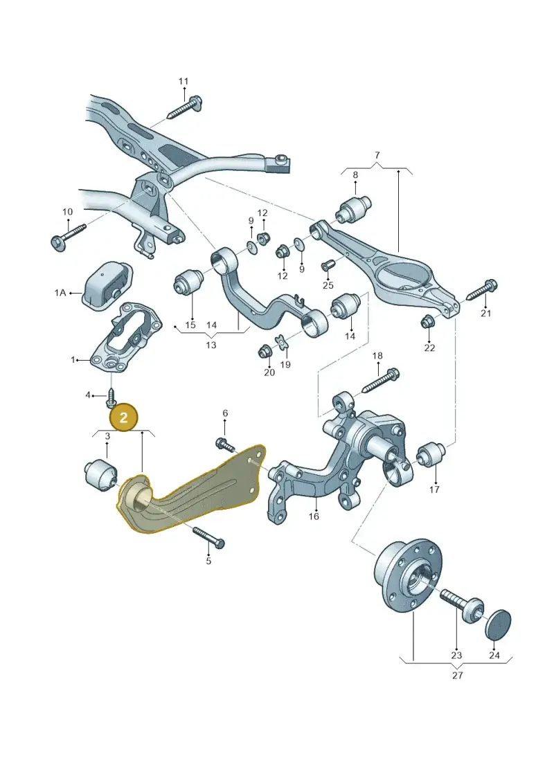 1K0505223K — Skoda Superb (2013-2015) diagram 663505050, position 2