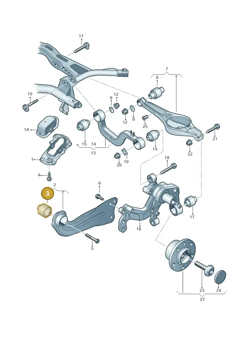 1K0505541D — Skoda Superb (2013-2015) diagram 663505050, position 3