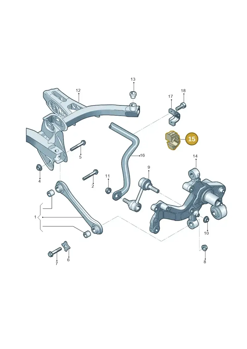 1K0511327AR — Skoda Superb Ambition (2009-2015) diagram 671501200, position 15