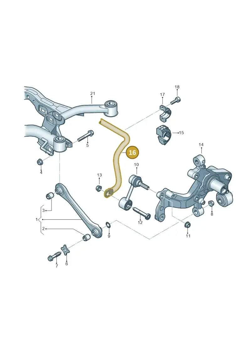1K0511409CA — Skoda Octavia ambiente (2008-2013) diagram 460501200, position 16