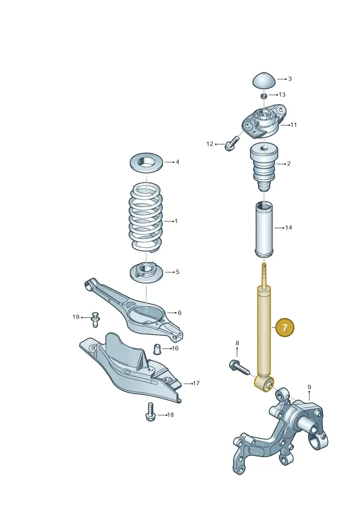 1K0513029JE — Skoda Superb (2013-2015) diagram 632511000, position 7