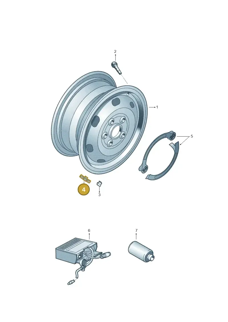 1K0601184A — Skoda Superb Combi (2023-) diagram 723601120, position 4