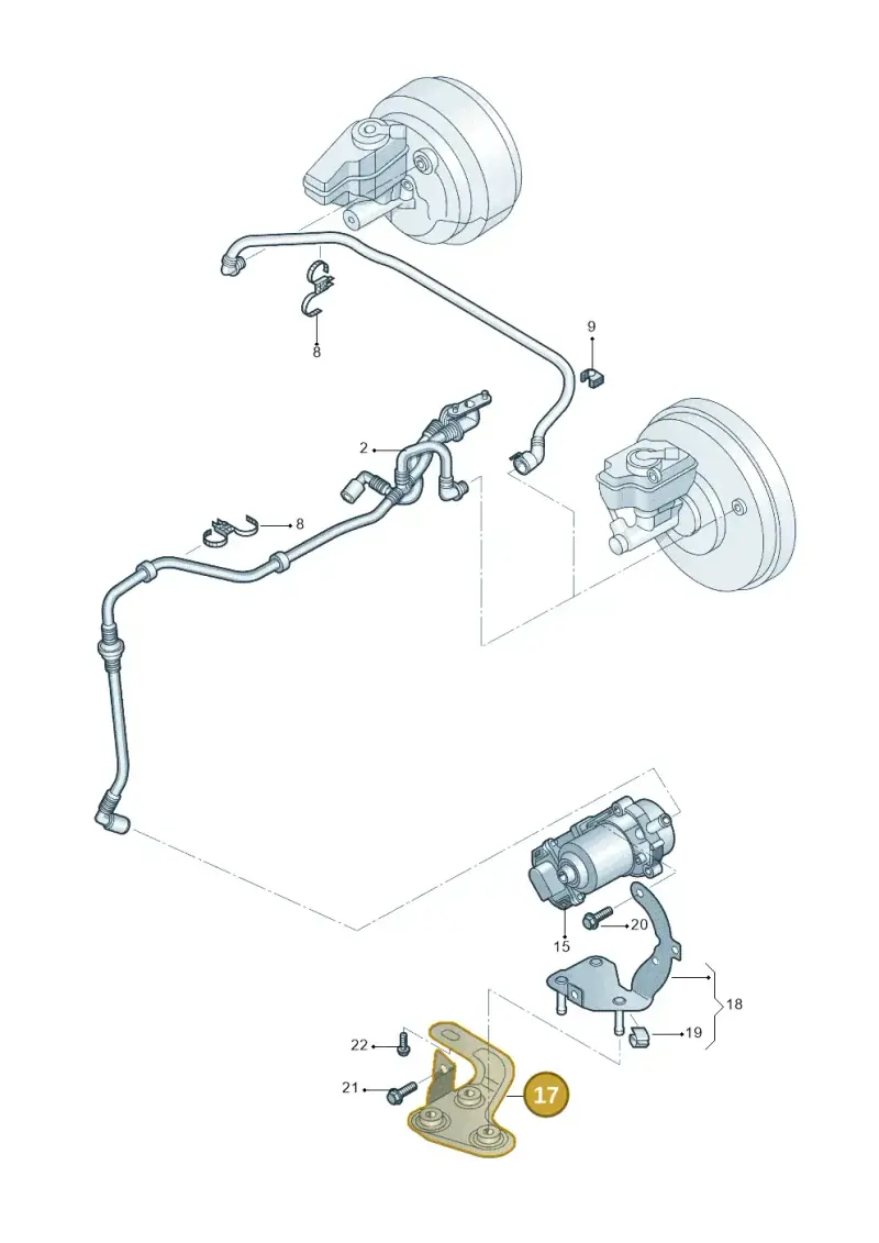 1K0612391E — Skoda OCTAVIA           "CN."07> (2007-) diagram 617611800, position 17