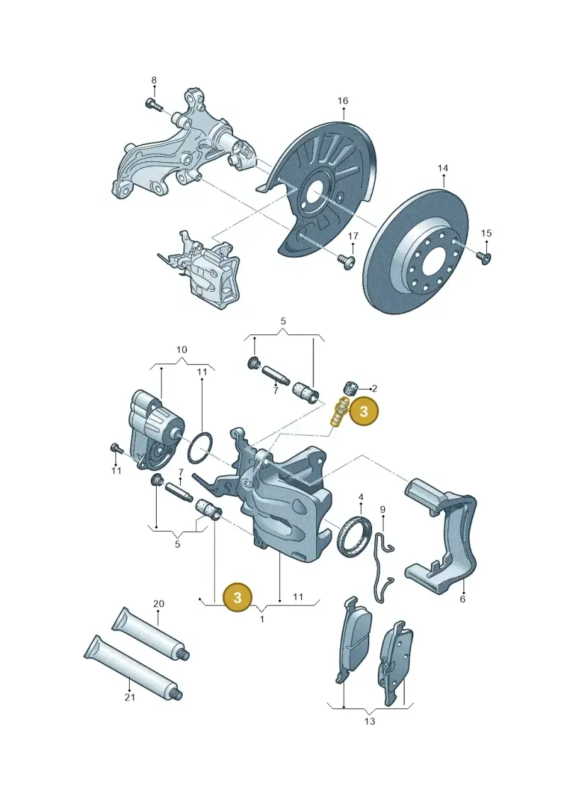 1K0615273A — Skoda Octavia (2019-2024) diagram 745615600, position 3