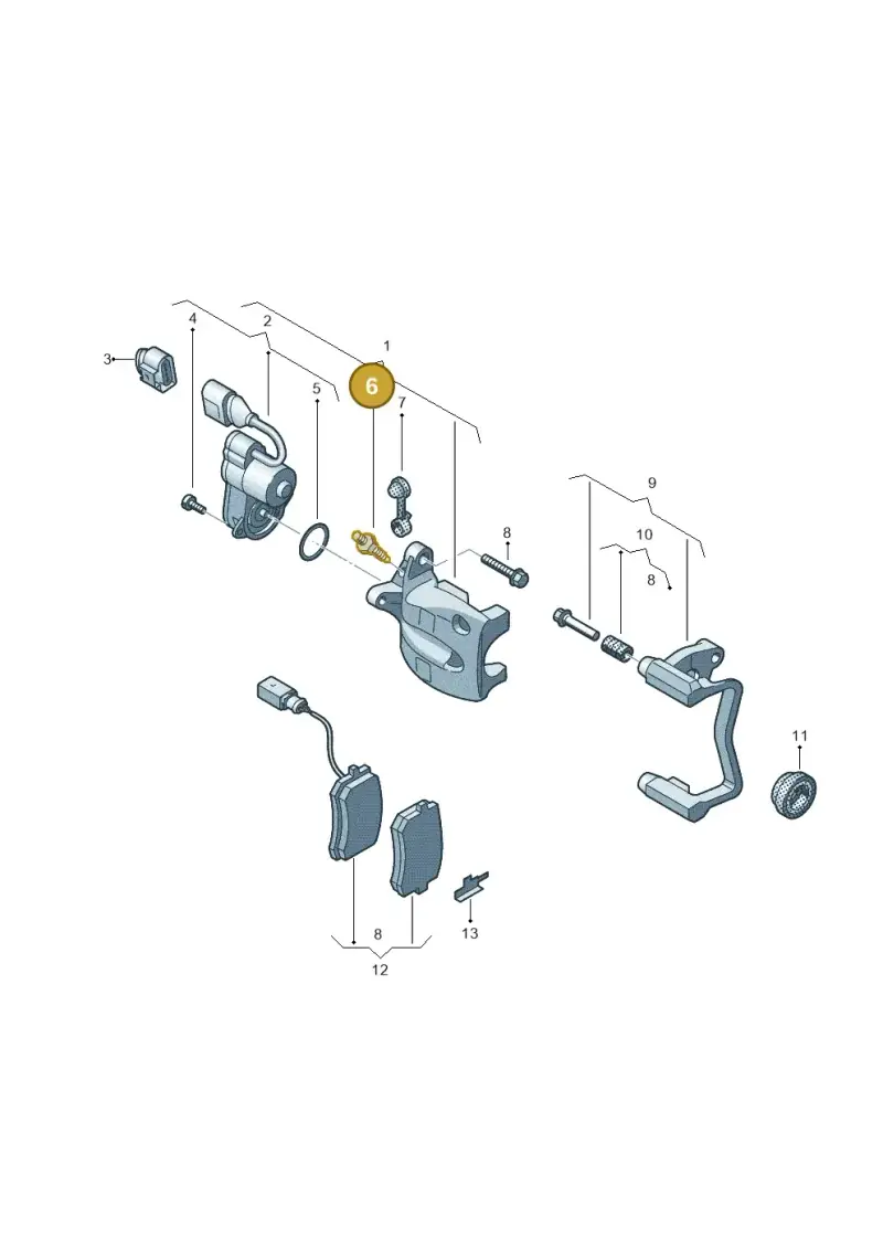 1K0615273C — Skoda Kodiaq (2024-) diagram 57x615605, position 6