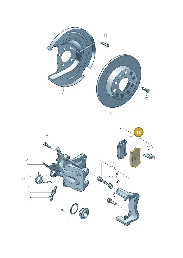 1K0698451K — Skoda Octavia (2017-2020) diagram 781615650, position 10