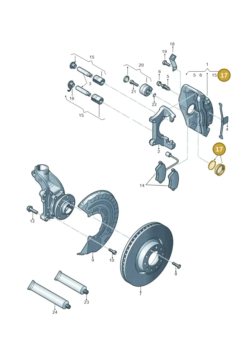 1K0698471A — Skoda Superb comfort (2008-2013) diagram 412615500, position 17