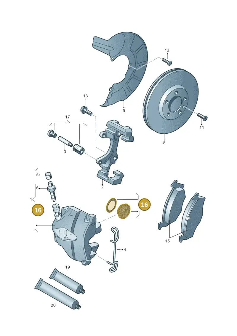1K0698471B — Skoda Fabia (2014-2022) diagram 672615250, position 16