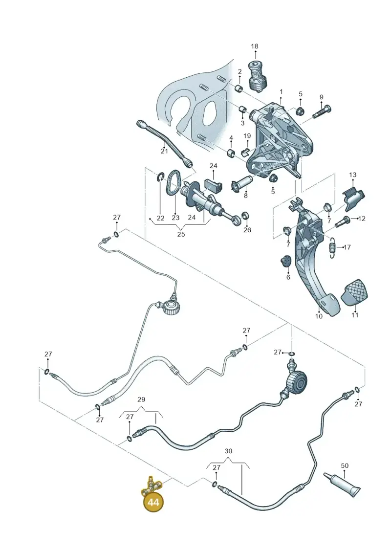1K0721468D — Skoda Kodiaq (2018-2022) diagram 434721025, position 44