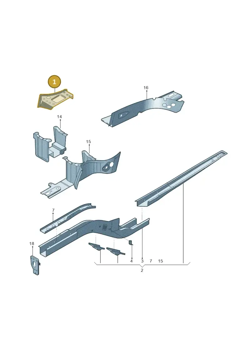 1K0802068 — Skoda Superb Ambition (2009-2015) diagram 671803000, position 1