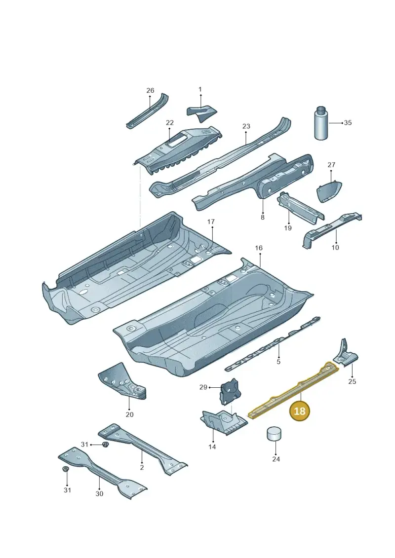 1K0803226A — Skoda OCTAVIA           "CN."07> (2007-) diagram 617803100, position 18