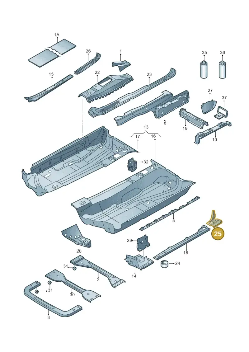 1K0804213 — Skoda Yeti (2013-2017) diagram 409803100, position 25