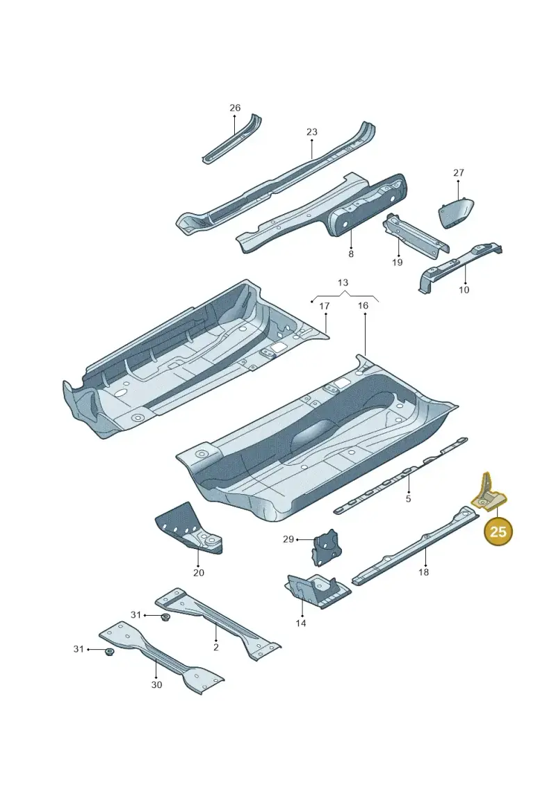 1K0804214 — Skoda Yeti (2013-2017) diagram 767803100, position 25
