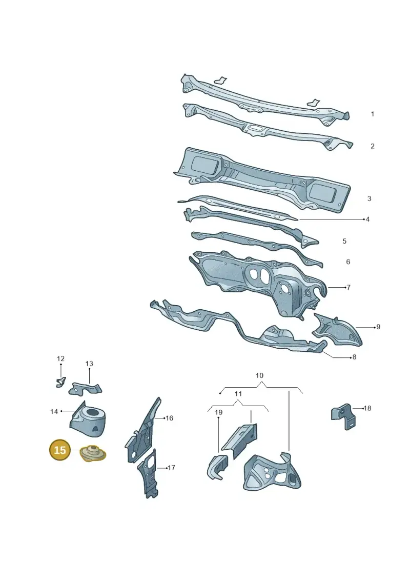 1K0809071 — Skoda Superb (2013-2015) diagram 632803050, position 15