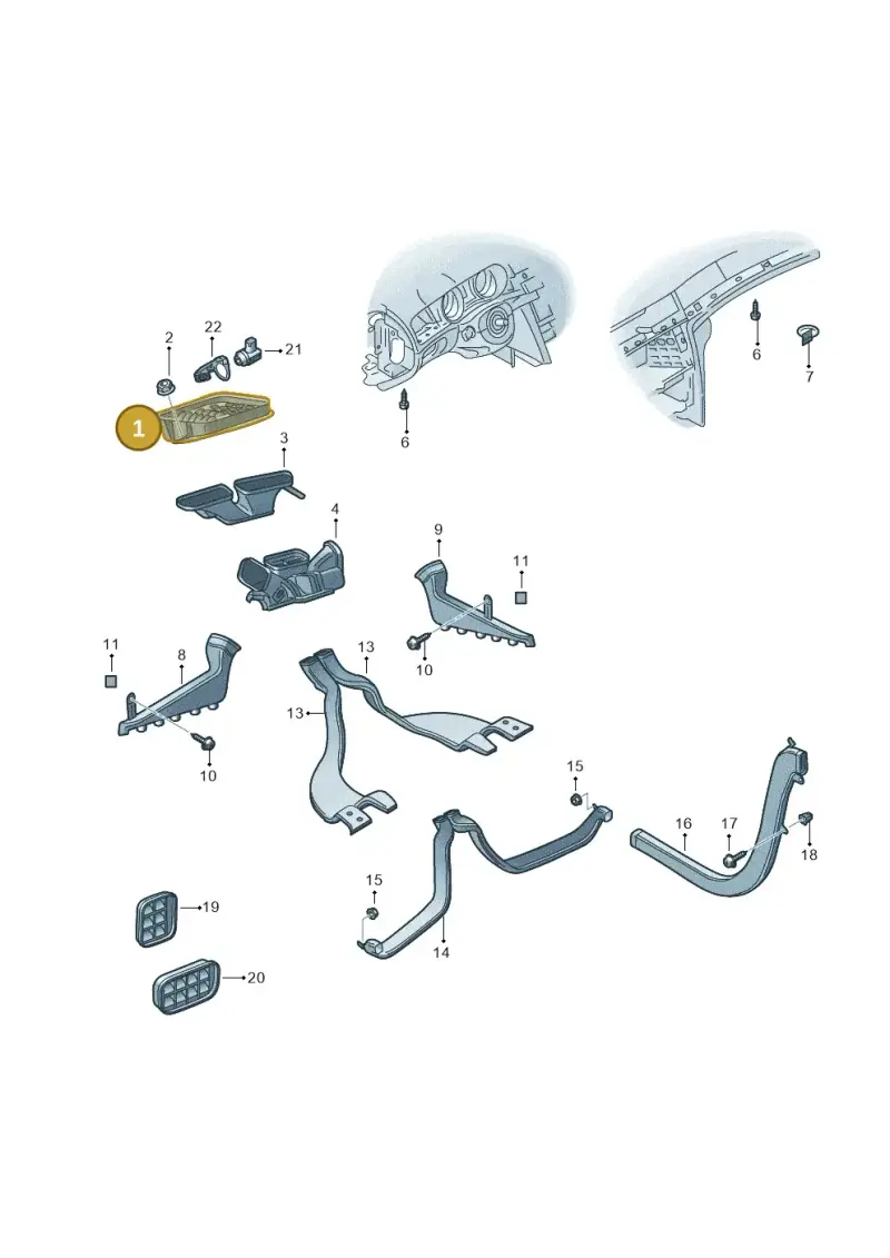 1K0815479B — Skoda Superb (2013-2015) diagram 632819300, position 1