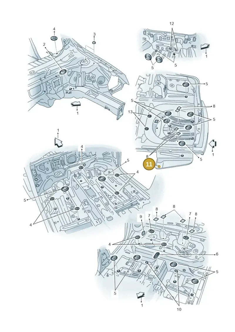 1K0877236 — Skoda Octavia (2017-2020) diagram 753803350, position 11
